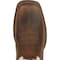 Durango Men's Western Boot, 8 M, Leather, 12 in H, Bay Brown/White DDB0312 - alternate 4